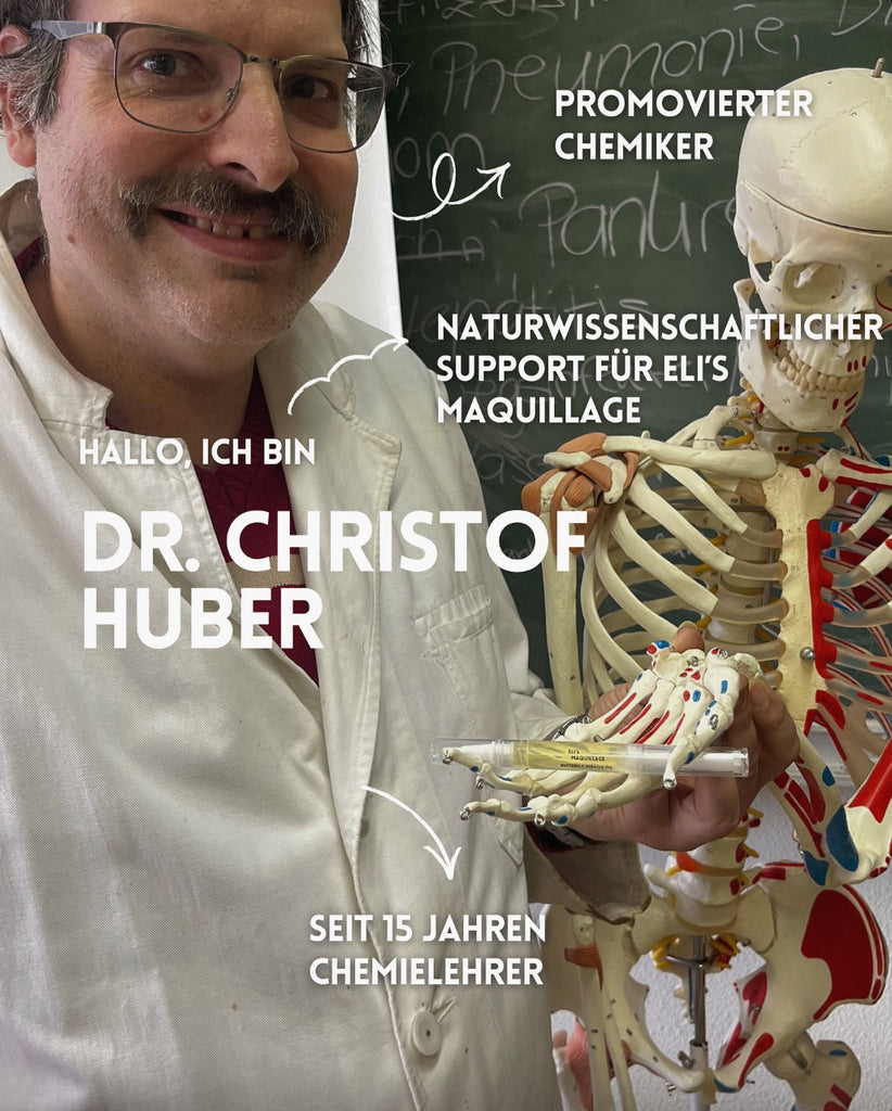 Dr. Christof Huber – Chemiker & Experte für Produktsicherheit bei Eli’s Maquillage